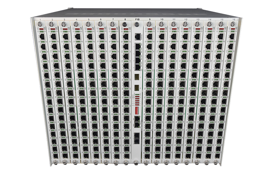 飛暢科技-960路電話光端機(jī)（8U 19英寸，SFP 1+1光備份）