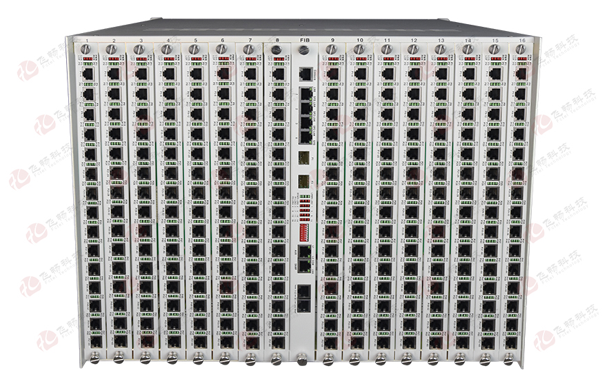 飛暢科技-960路電話光端機（8U 19英寸，SFP 1+1光備份）